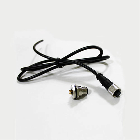 2MT30XX Провод 4-х жильный медный гибкий с разъемом круглым M12 и ответной панельной частью.  Золоченные контакты 6 мкм