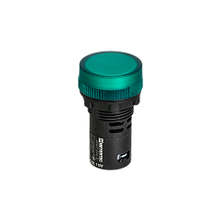 Сигнальная LED лампа, зеленый, 110V AC/DC IP65