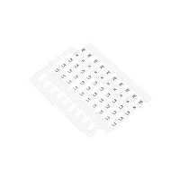 Маркировка пружинных клемм 6, 10, 16 мм²,  (L1, L2, L3, N, PE) (уп. 100 шт.)