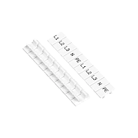 Маркировка клеммного ряда, ширина 5 мм (символы L1, L2, L3, N, PE) (уп. 100 шт.)