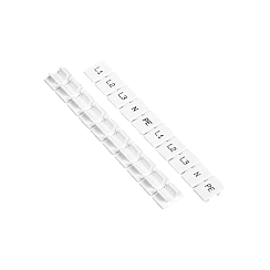 Маркировка клеммного ряда, ширина 8 мм (символы L1, L2, L3, N, PE) (уп. 100 шт.)