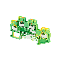 Клемма push-in двухуровневая "Земля", 4 мм²