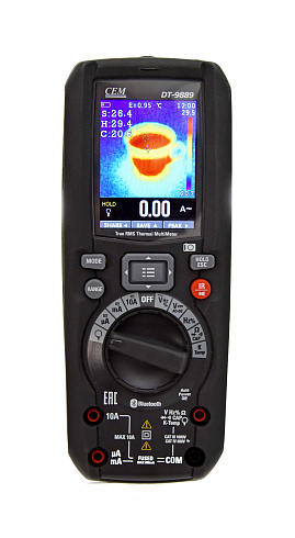 DT-9889 Мультиметр TRMS с встроенным тепловизором