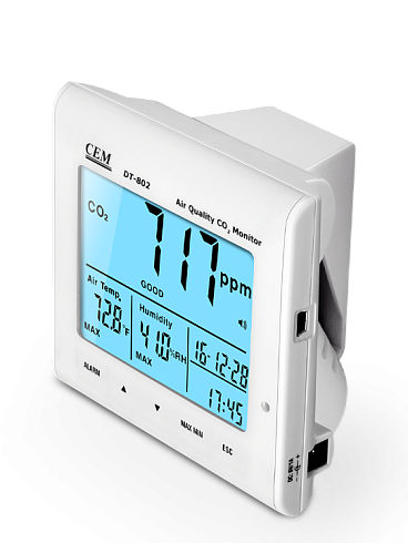 DT-802 Анализатор CO2, часы, температуры и влажности