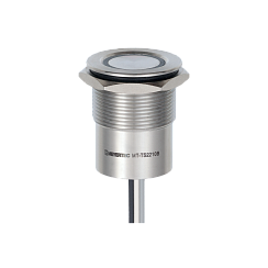 Кнопка сенсорная без подсветки, Ø22 мм, NO, возврат, NPN, IP68