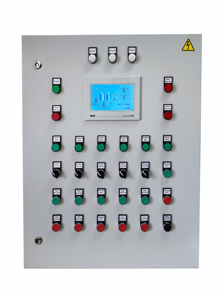 Шкаф автоматизации станции подачи жидкого  мазутного топлива
