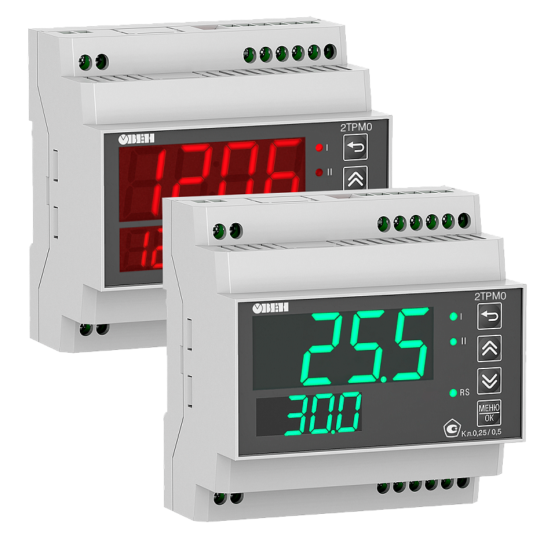 2ТРМ0 двухканальный измеритель с интерфейсом RS-485