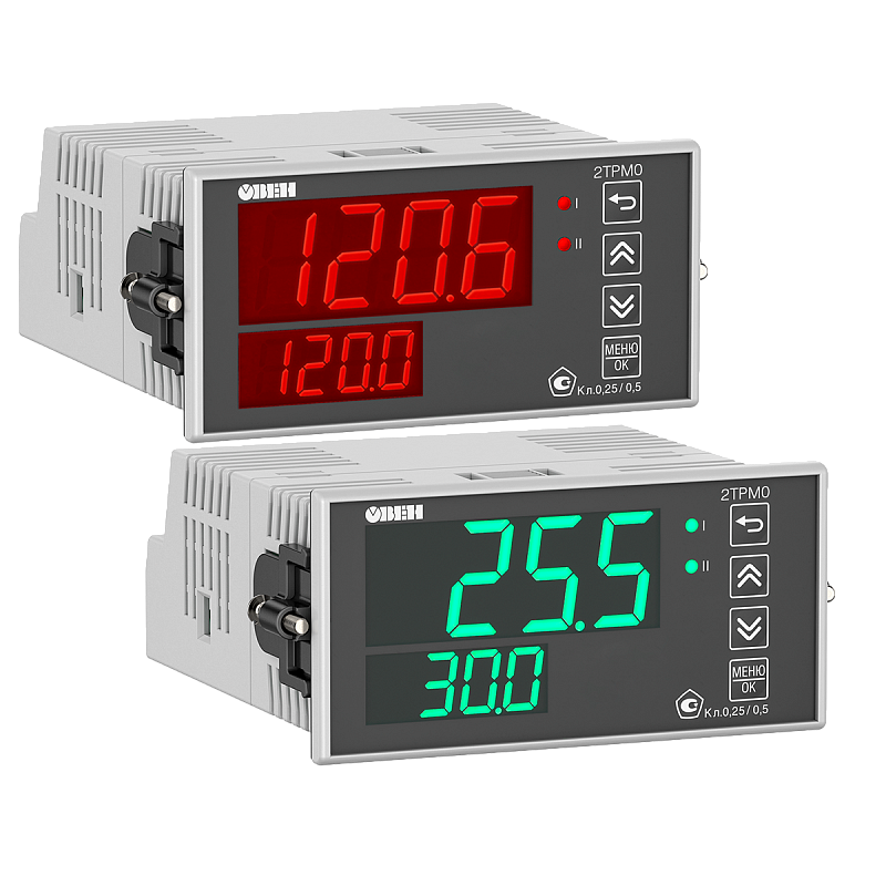 2ТРМ0 двухканальный измеритель с интерфейсом RS-485