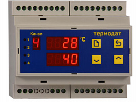 Термодат-11М6-Р6 Четырехканальный ПИД-регулятор температуры