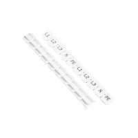 Маркировка клеммного ряда, ширина 10 мм (символы L1, L2, L3, N, PE) (уп. 100 шт.)