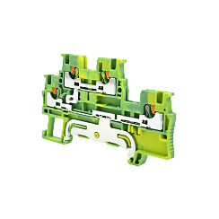Клемма push-in двухуровневая "Земля", 1.5 мм²