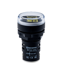 Индикатор напряжения, 5-60V DC, белый