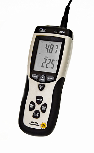 DT-8880 Термоанемометр для измерения скорости ветра и температуры