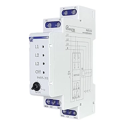 Реле напряжения, перекоса и последовательности фаз РНПП-313