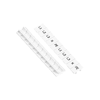 Маркировка клеммного ряда, ширина 6 мм (символы L1, L2, L3, N, PE) (уп. 100 шт.)