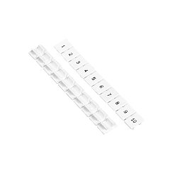 Маркировка клеммного ряда 11-20, ширина 8 мм (уп. 100 шт.)