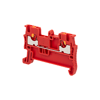 Клемма push-in проходная, 1.5 мм², красная